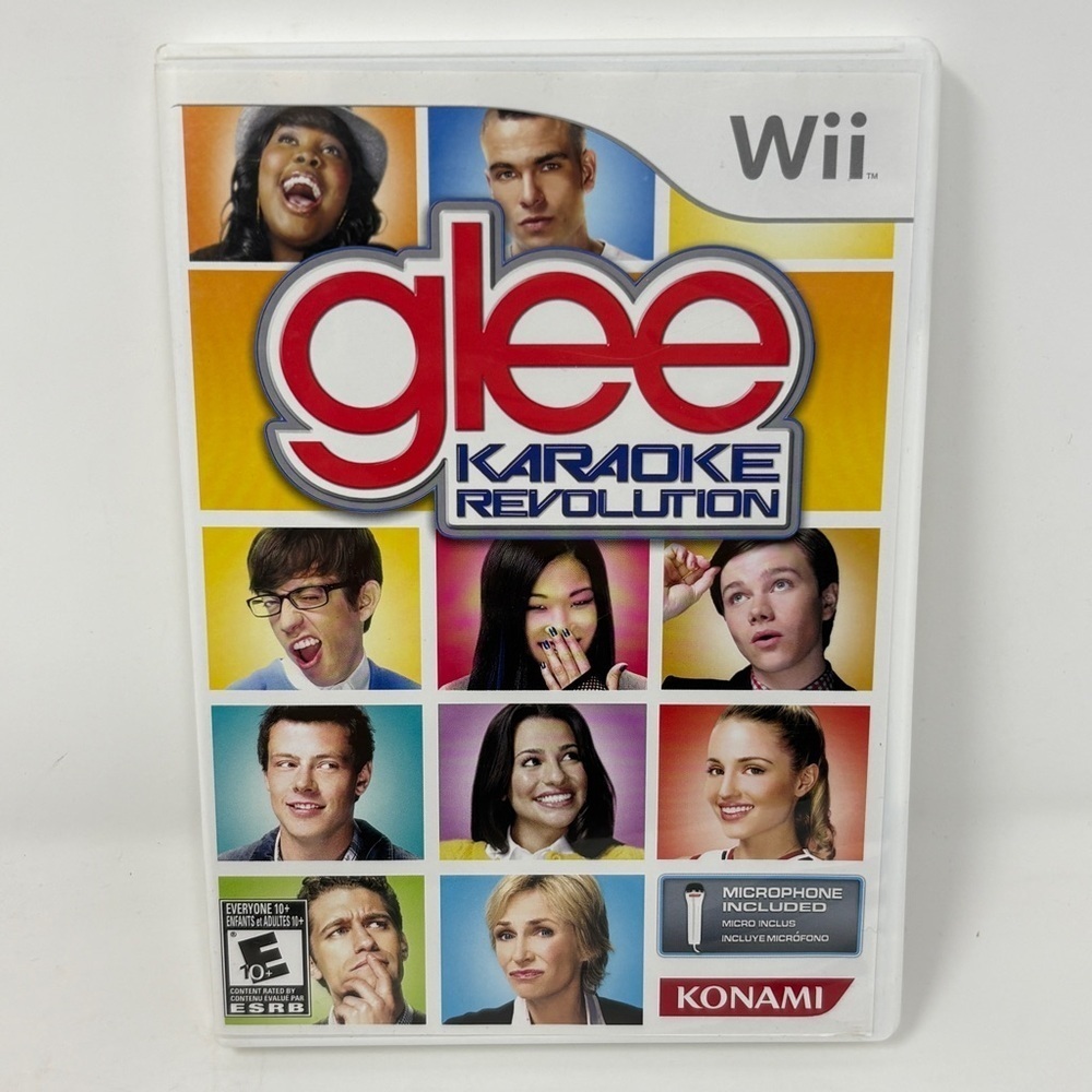 ✨💎3 for 9$💎✨ Karaoke Revolution: Glee (Nintendo Wii, 2011)Complete with Manual